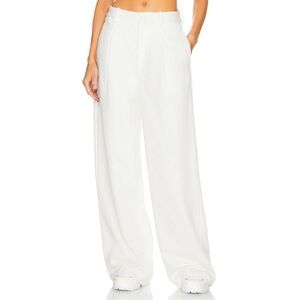 Helsa NWT White 100% Cotton Enzyme Trouser